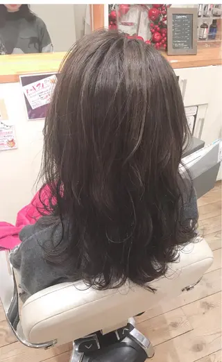 ロング パーマ アザマ　ヤスカツ _rosso 川口のヘアスタイル