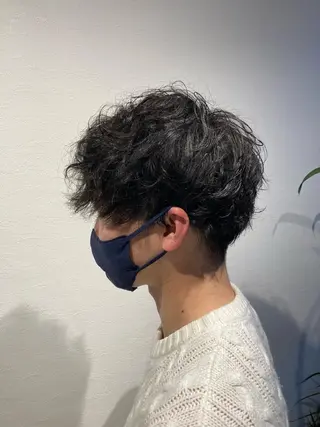 ショート パーマ メンズ特化💥荻窪 No.1柴田憲秀のヘアスタイル
