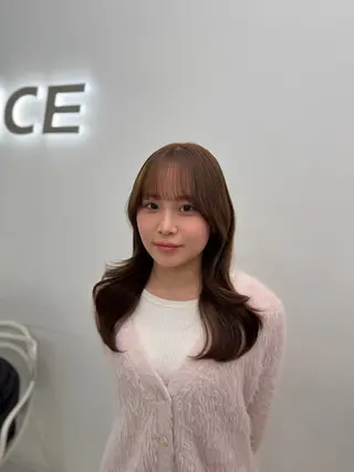 カラー 透ける透明感カラー 🎀anju/渋谷のヘアスタイル