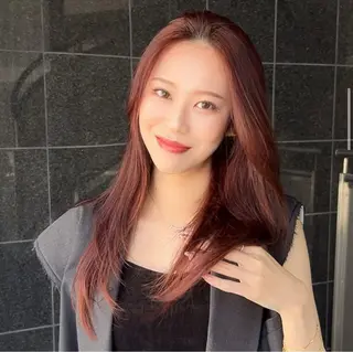 ロング calna 古賀 菜摘のヘアスタイル