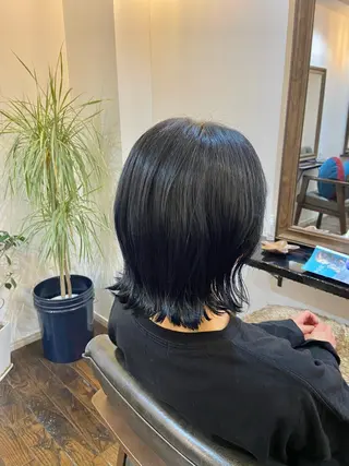 カラー Lamana所属・透明感カラー/ 加瀬たまものヘアスタイル