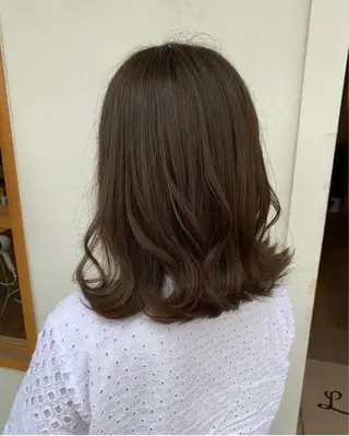 ミディアム La・sol HAIRのヘアスタイル