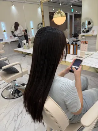 ロング 韓国ヘア🇰🇷艶 カラー/sakuraのヘアスタイル