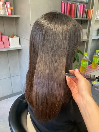 ロング 髪質改善☺︎縮毛矯正 ふじい まりんのヘアスタイル