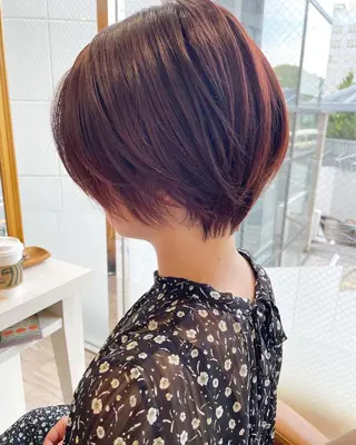 ショート カラー 河合秀明/ショート /ボブ/レイヤーのヘアスタイル