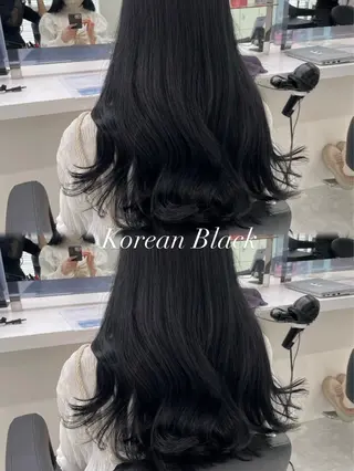 セミロング カラー ヘアアレンジ Ella所属・nana【艶髪】/ レイヤー/縮毛矯正のヘアスタイル