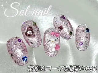 ネイル パラジェル＆フィルイン取り扱いサロンSol Nail所属・Sol Nail ミネのネイルデザイン