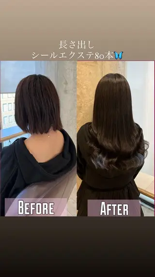 すみす🎀ヘアメ/ 艶カラー/エクステのヘアスタイル