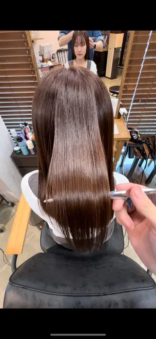 ロング LUCUA 恵比寿所属・ダメージレス縮毛矯正 /カラー/あさみ🌈のヘアスタイル