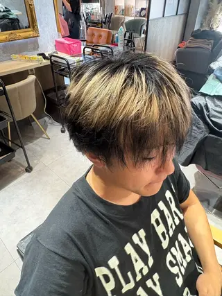 カラー メンズ Hare salon Alion　Jinのヘアスタイル