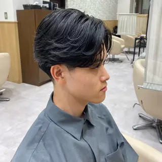 ショート メンズ UNIX所属・村上翼/ハンサム ショート/パーマのヘアスタイル