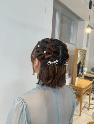 ヘアアレンジ 和泉田 真白のヘアスタイル