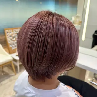 ショート カラー はるか/ブリーチカラ ー/ヘアアレンジ🤍のヘアスタイル