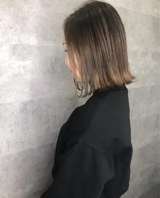 ショート カラー 髪質改善 中川　翔のヘアスタイル