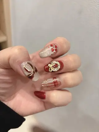 ネイル 認定講師／歴20年 パラジェル　Growのネイルデザイン