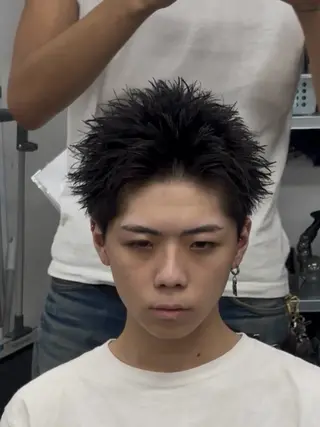 ショート メンズ メンズ特化⚡️パーマ テッタのヘアスタイル