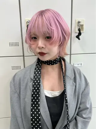 カラー 🌛ハイトーン/ ブロンド🩶MANAのヘアスタイル