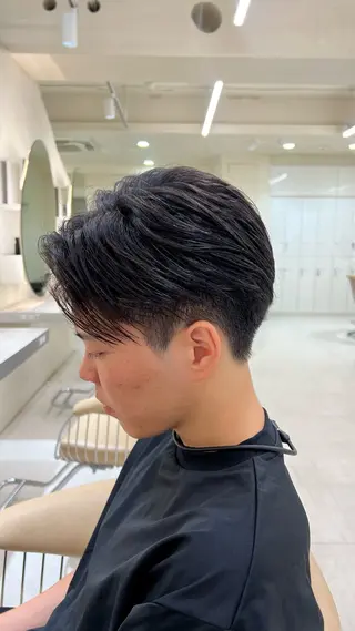 メンズ 横浜/ショート/ レイヤーカットのヘアスタイル