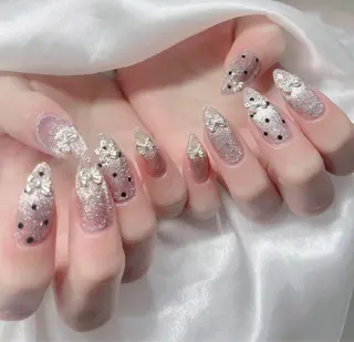 ネイル 🎀PG🩵 ネイルサロンのネイルデザイン