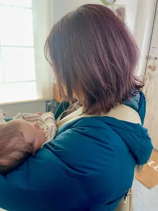 ミディアム カラー milk所属・キノシタ マユのヘアスタイル