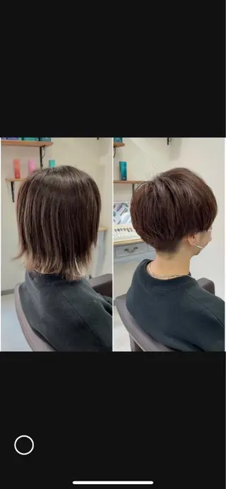 ショート 山本 佳奈のヘアスタイル