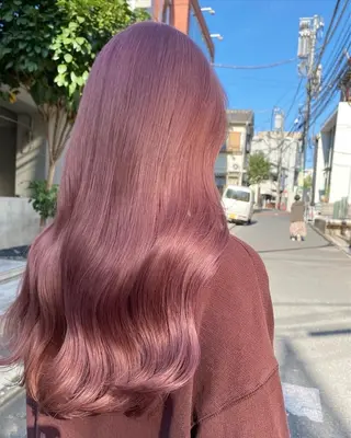 ロング カラー 🍎ダブルカラー/ ショートボブ🍎リオのヘアスタイル