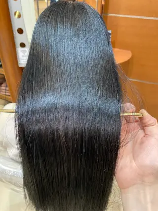 セミロング コテ巻き風パーマ/ 髪質改善/河島恭平のヘアスタイル