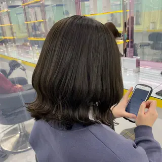 セミロング カラー ヘアアレンジ GOTODAY shair salon 横浜mare店所属・透明感抜群カラー mai🍑♡のヘアスタイル