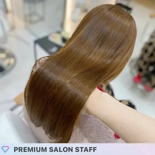 ロング カラー 艶髪・透明感カラー・ 韓国ヘア・Yuriのヘアスタイル