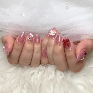 ネイル パラジェル/フィルイン　Oasisネイル相模大野所属・natsuki 🦊🩶のネイルデザイン