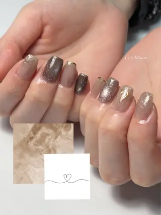 ネイル Li'a Bloom所属・🦋🤍 madoka🤍のネイルデザイン