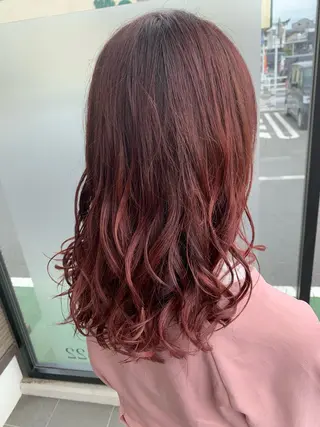 セミロング 國井 瑞貴のヘアスタイル
