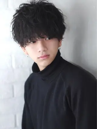 パーマ メンズ 小顔カット/レイヤー 【WiLL】加藤のヘアスタイル