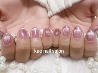 ネイル kao nail マグネット/長さだしのネイルデザイン
