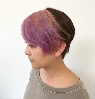 ショート カラー Ruang所属・ツノガイ エリのヘアスタイル