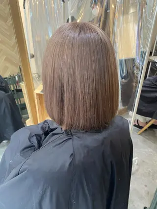 ミディアム カラー ヘアアレンジ ボブ /ニュアンス/ satomi🧸💖のヘアスタイル