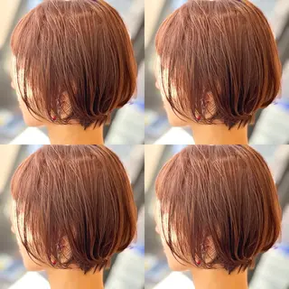 ショート カラー Realme  京都四条烏丸ドゥエby  yk所属・小塚 耀介✂︎ ショートボブ特化のヘアスタイル