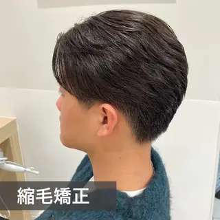 パーマ メンズ ダウンパーマ特化💎 ボブ・レイヤーりなのヘアスタイル