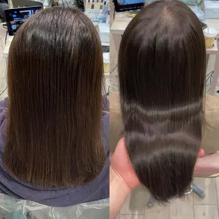 ロング カラー On所属・顔まわりカット🌟 くびれヘア/寺門遥輝のヘアスタイル