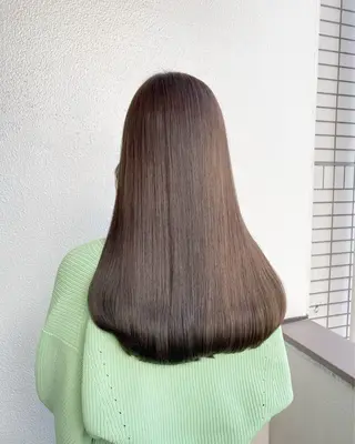 ミディアム カラー 韓国レイヤーカット /REIのヘアスタイル