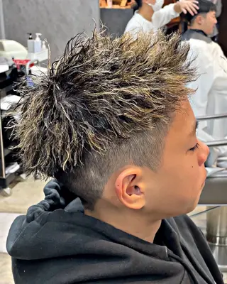 カラー メンズ 💈メッシュパーマ 特化💈ユウマ💈のヘアスタイル