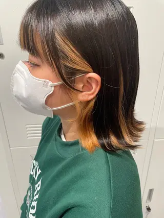 カラー 酒見 里奈のヘアスタイル