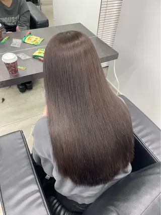 セミロング 💗韓国ヘア/透明感 💗若菜あいこのヘアスタイル