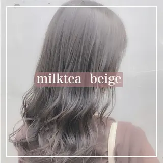 セミロング カラー ヘアアレンジ ミニボブ/ブリーチ 🌈MISATOのヘアスタイル