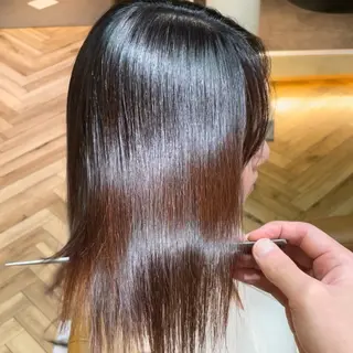 ショート 美髪縮毛矯正🤍 髪質改善/Shinaのヘアスタイル