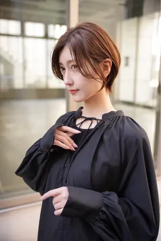 ショート カラー 加賀 千聖 /soigneのヘアスタイル