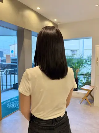 ミディアム AILERON 陣岸のヘアスタイル