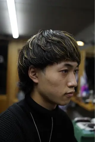 メンズ brunt jet所属・関 晃哉のヘアスタイル