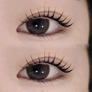 マツエク・マツパ ここな/暖色カラー 🧡まつげパーマ🌼のマツエク・マツパデザイン