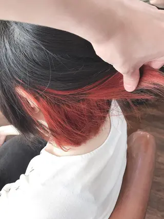 ショート カラー 「ヲタクに美容室は難しい。」所属・インナーカラー🦔 🐾KEISUKEのヘアスタイル